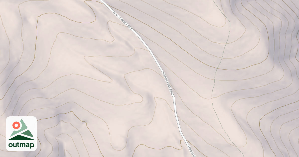 Map of GWT FRANCIS PEAK TO MORGAN CO.