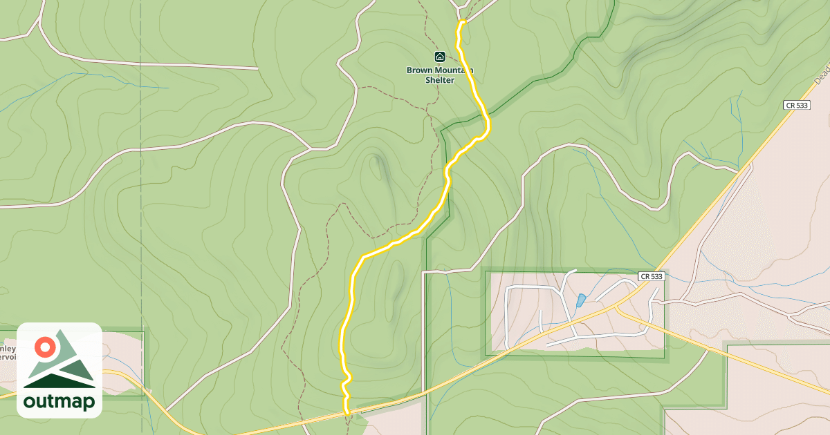 Map of Pacific Crest National Scenic Trail