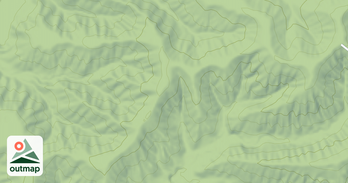 Map of N HAMBURG HILL SPUR AA