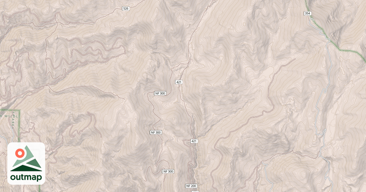 Map of BLUE BASIN