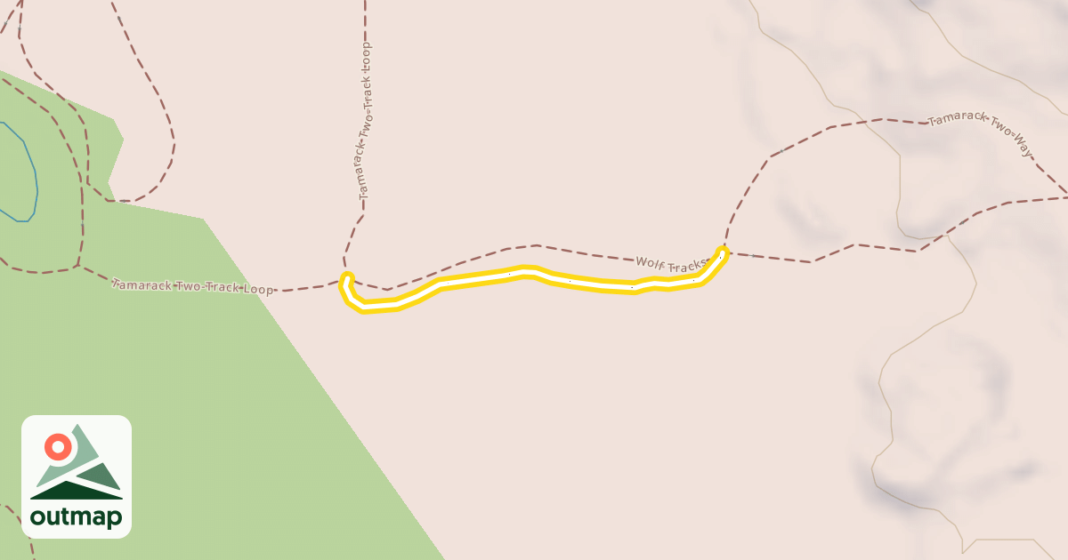 Map of Wolf Tracks