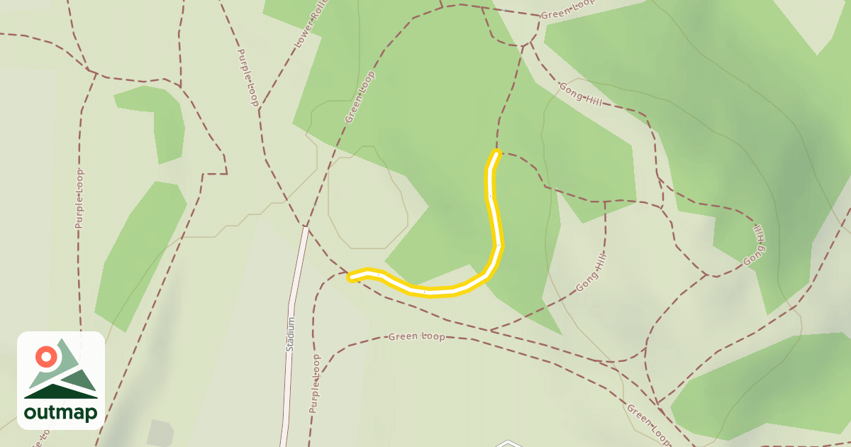 Map of Gong Hill