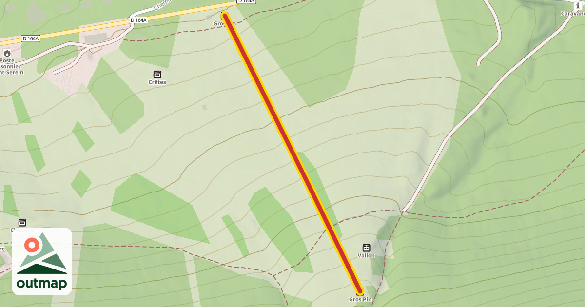 Map of Gros Pin