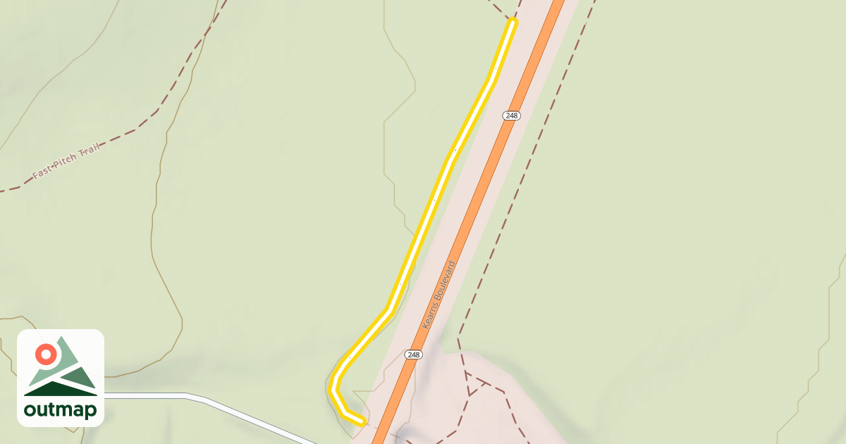 Map of Quinns Junction Paved Connector