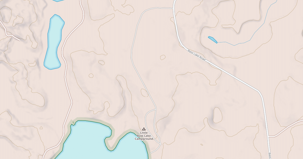 Map preview of LITTLE BASS LK CGRD