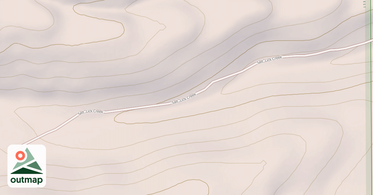 Map of SALT LICK CREEK