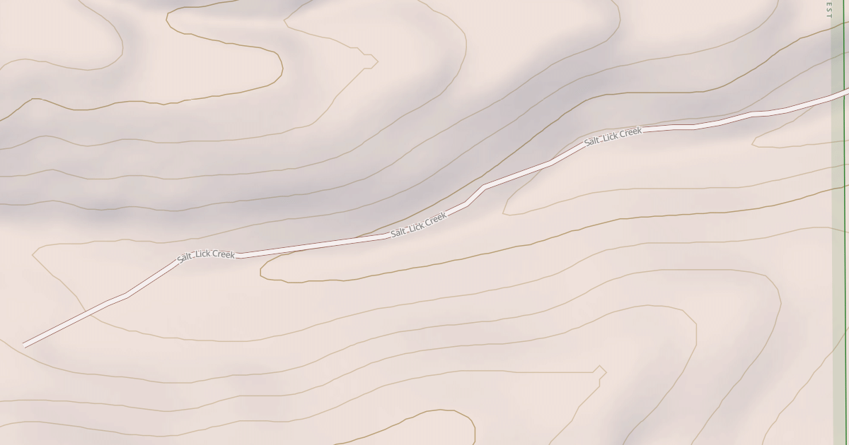 Map preview of SALT LICK CREEK