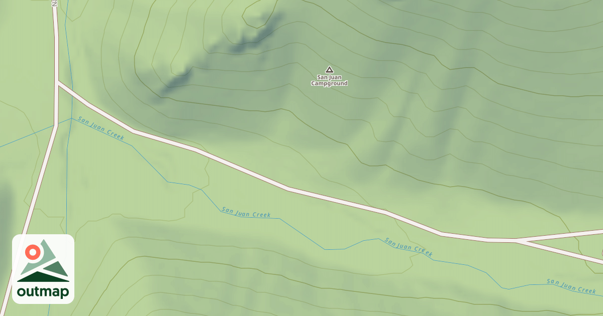 Map of SAN JUAN CREEK TRAIL