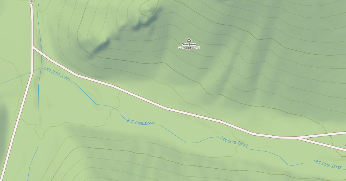 Map preview of SAN JUAN CREEK TRAIL