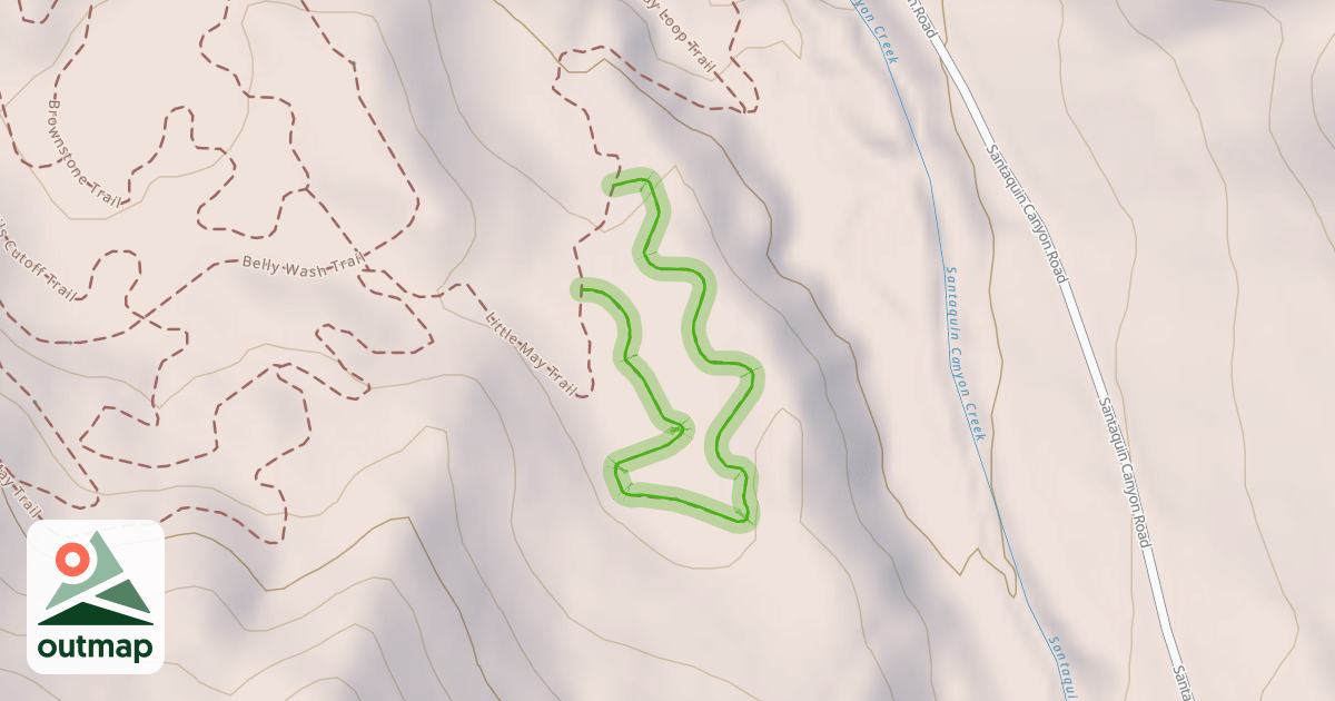 Map of Higginson Loop Trail