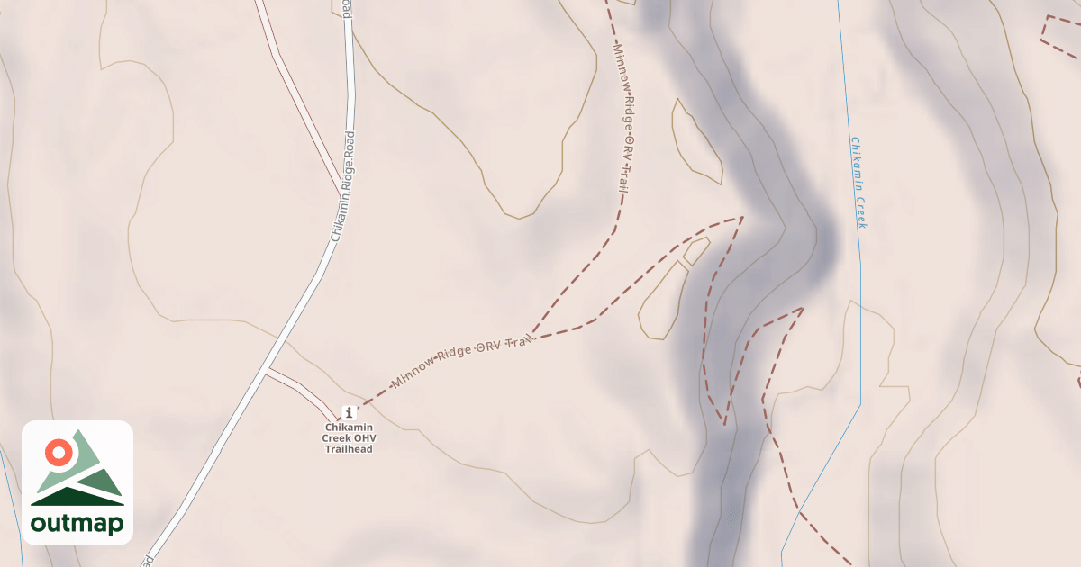 Map of CHIKAMIN TRAIL HEAD