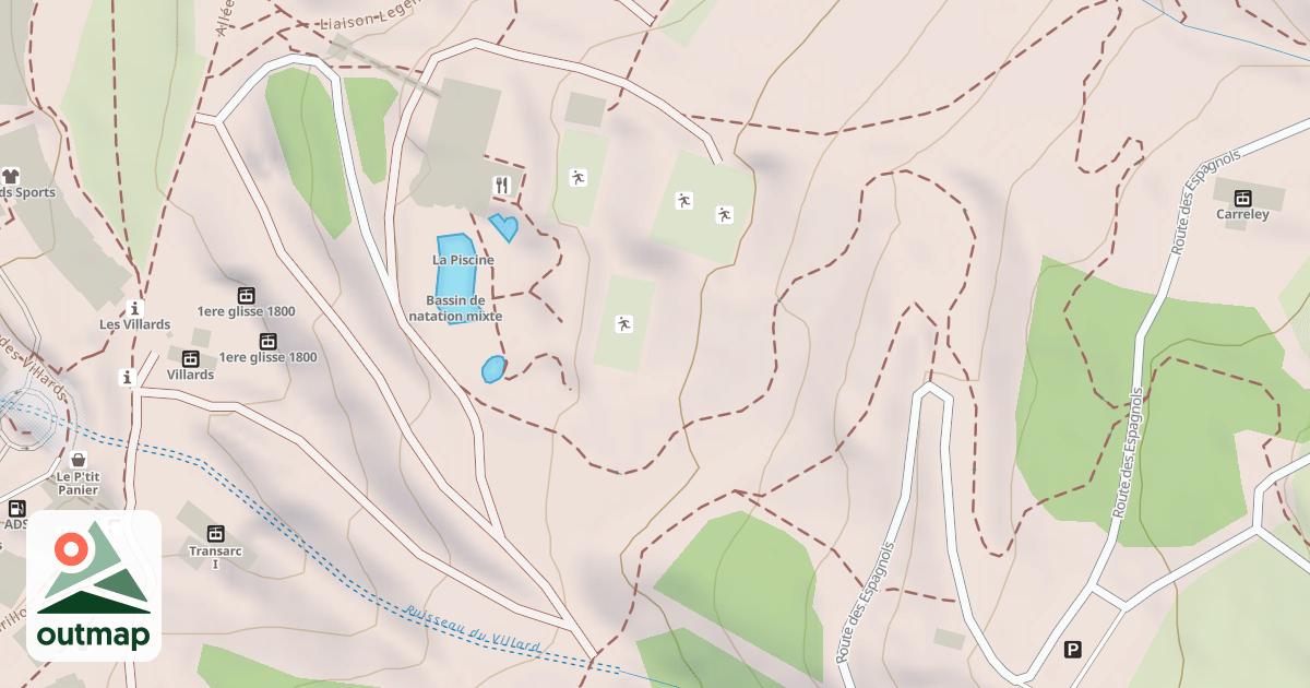 Map of Luge Villards