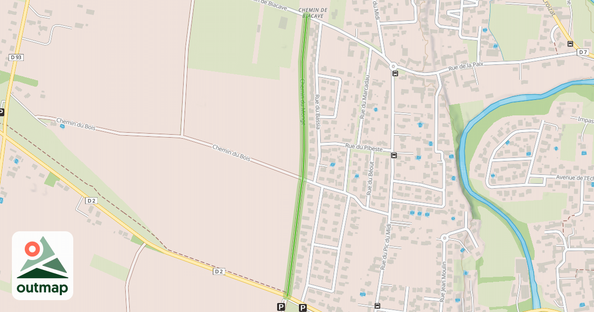 Map of Chemin du Monge