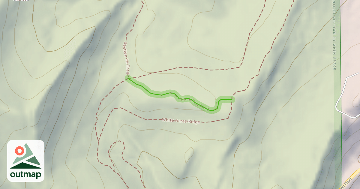 Map of Ridgeline Trail