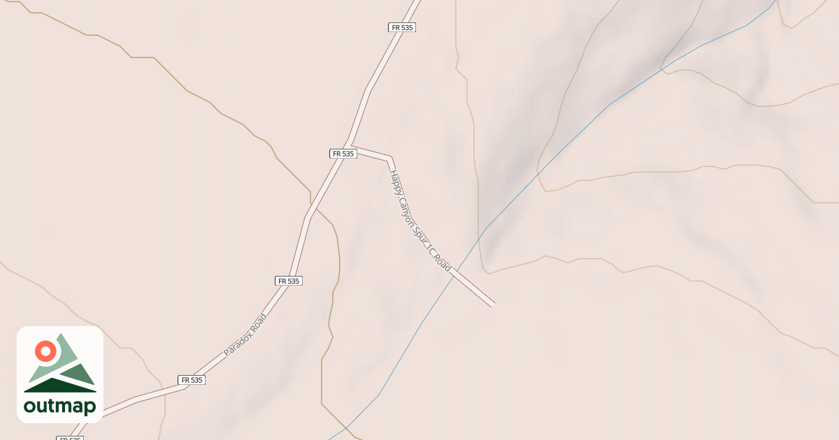Map of HAPPY CANYON SPUR 1C