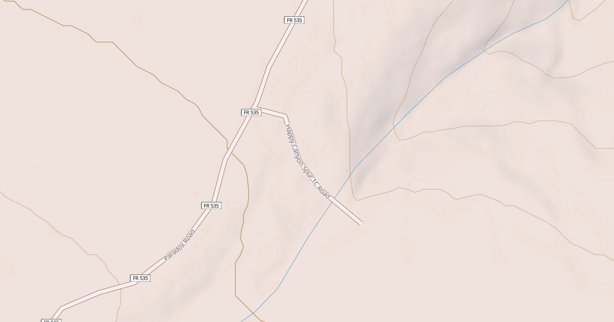 Map preview of HAPPY CANYON SPUR 1C
