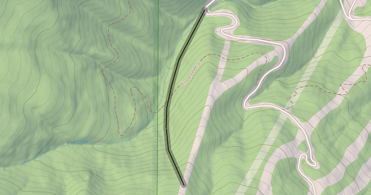 Map preview of Pine Creek