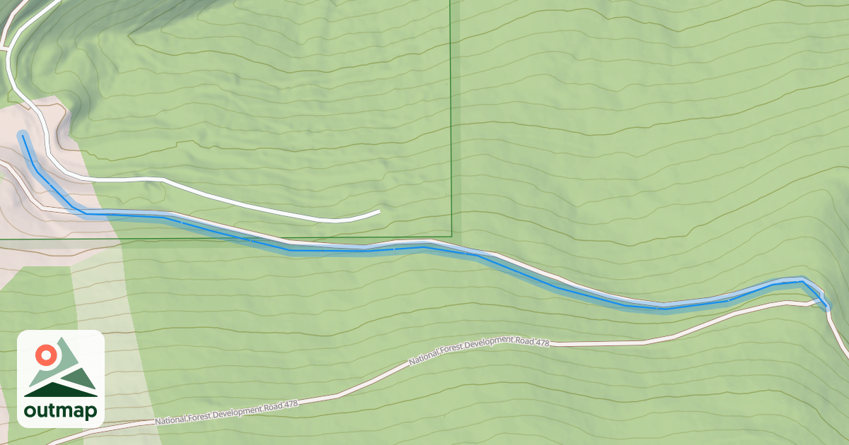 Map of Alpine Road