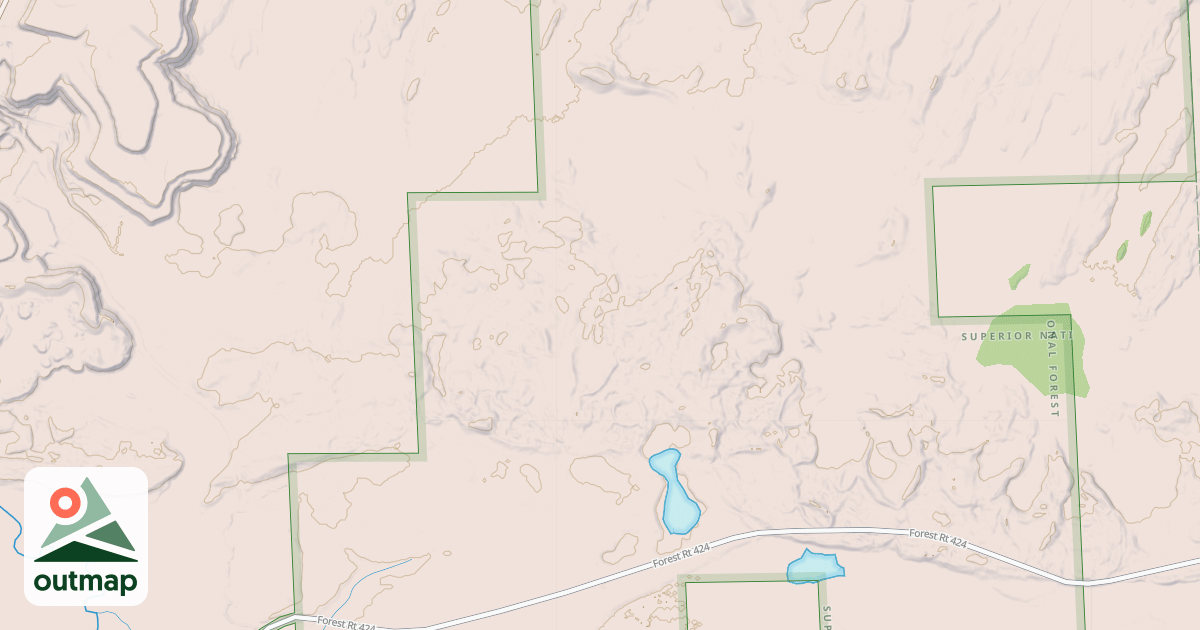 Map of DENLEY LAKE SPUR A