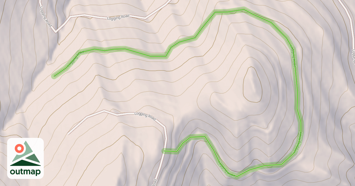 Map of Logging Road