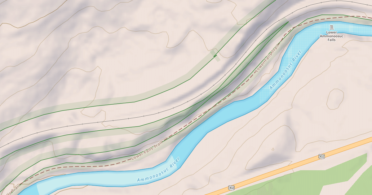 Map preview of Lower Falls