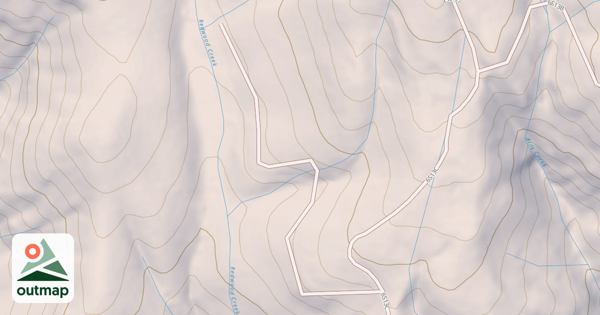 Map of CHEPO SADDLE F SPUR