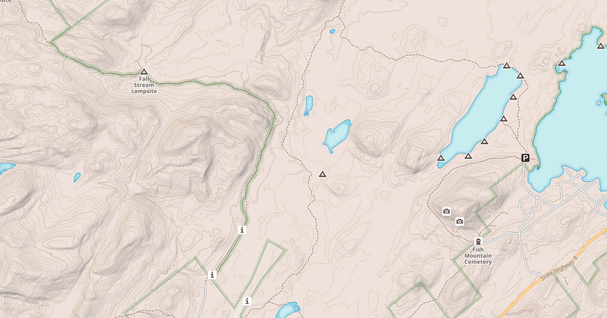 Map preview of Piseco-Perkins Clearing Trail