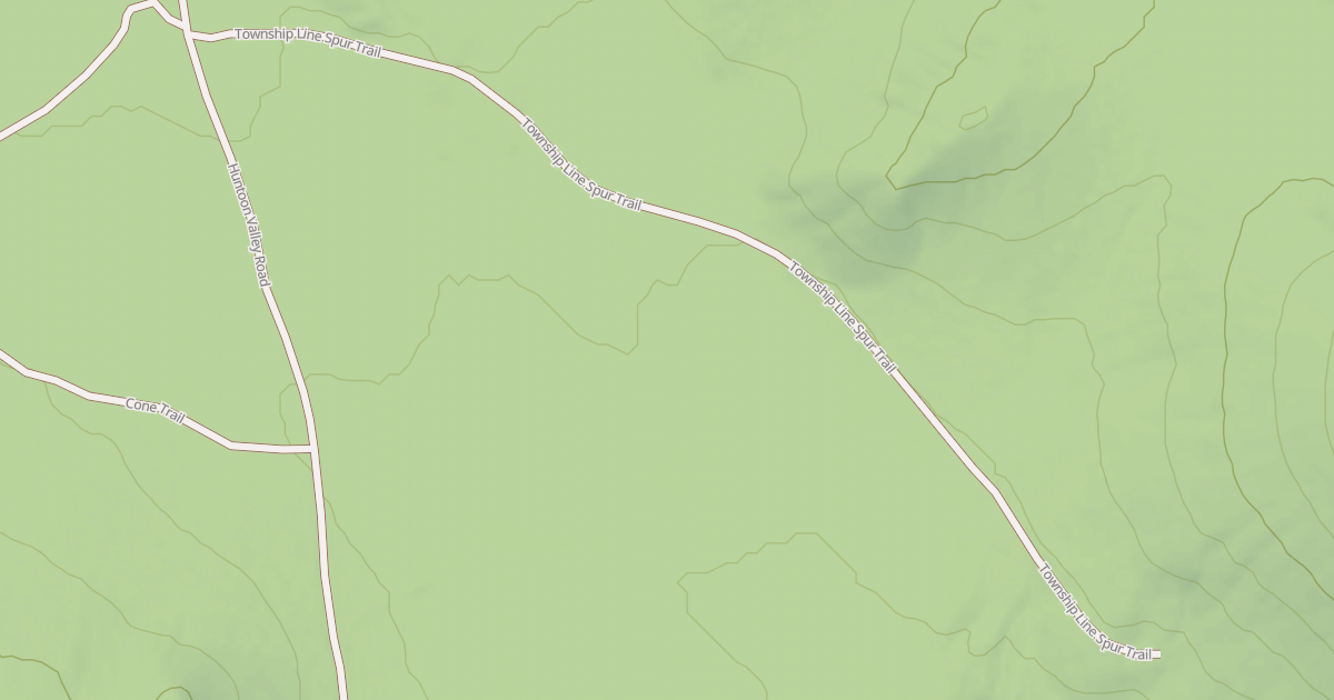 Map preview of TOWNSHIP LINE SPUR