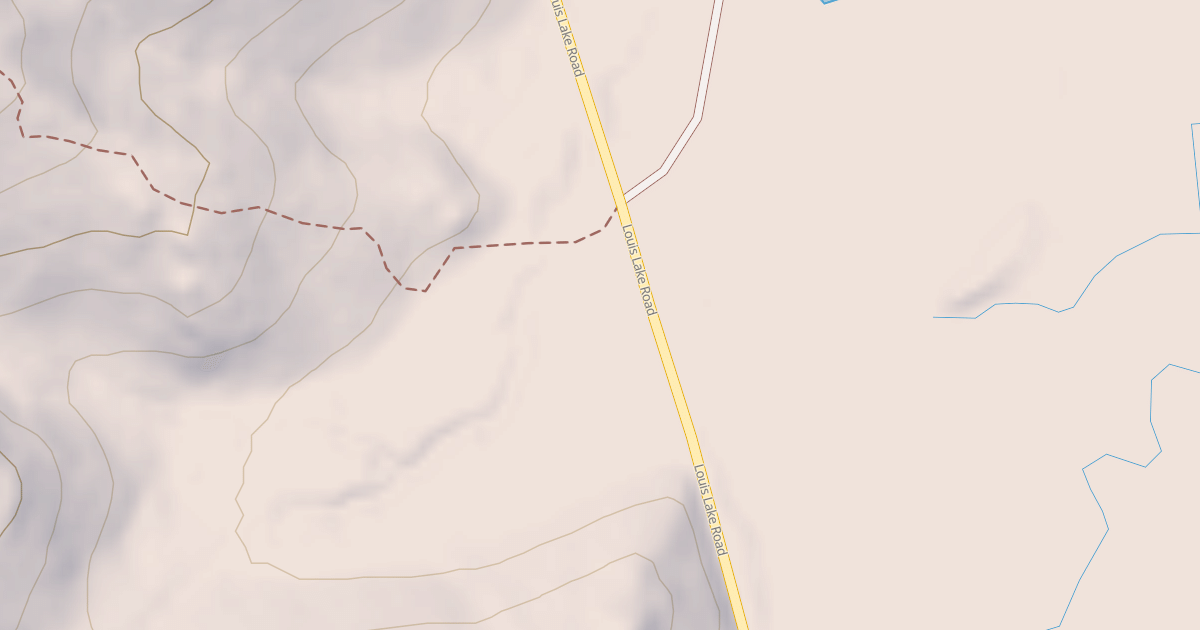 Map preview of LOUIS LAKE LODGE