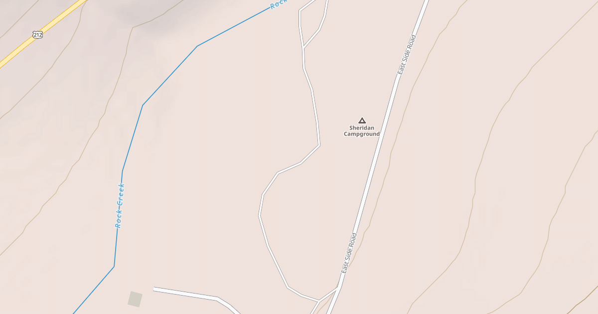 Map preview of SHERIDAN CAMPGROUND