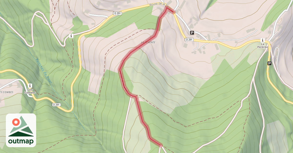 Map of Venon la Perérée