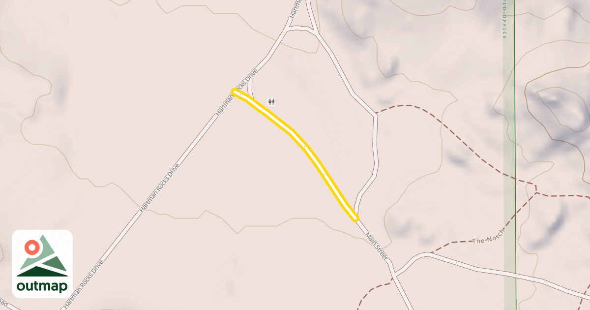 Map of Main Street Road