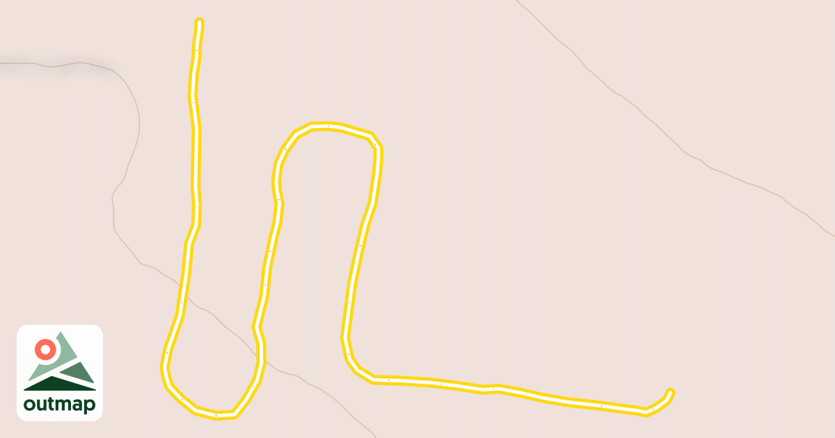 Map of Teton Reserve Nordic Trail