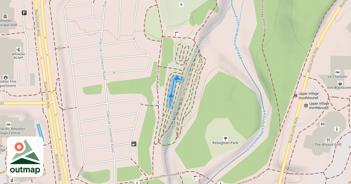 Map of Blue Track 3