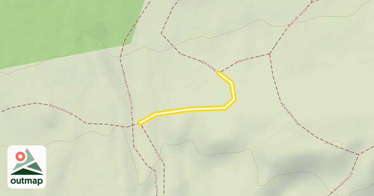 Map of Denali Loop