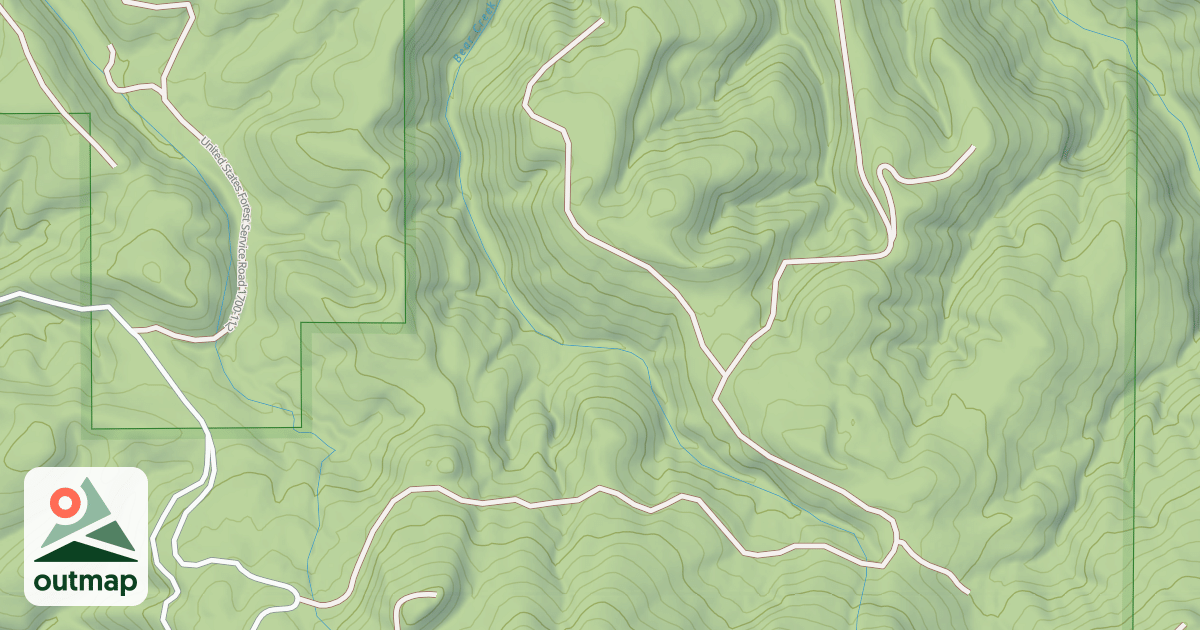 Map of MINSKI SPUR