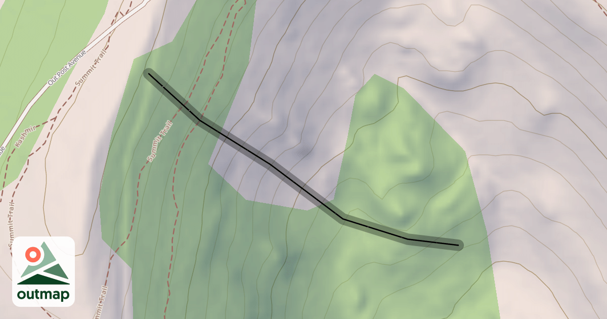 Map of Schmidt's Chute