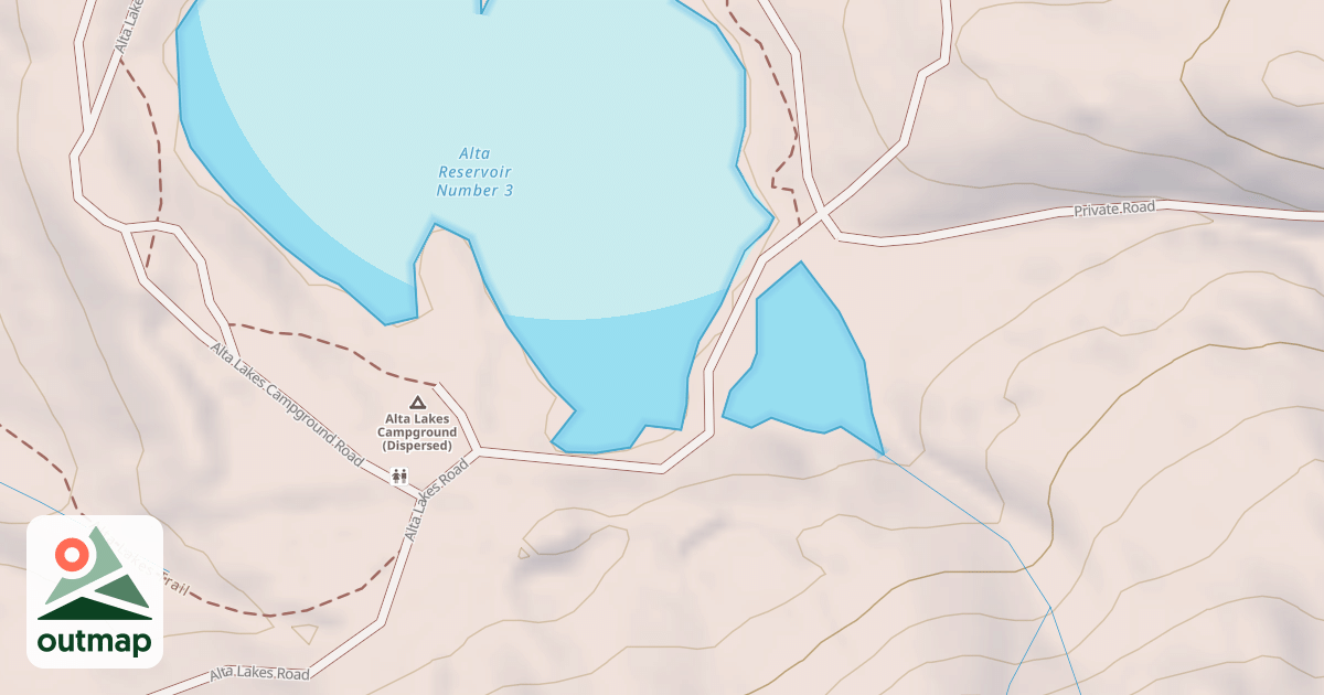 Map of ALTA LAKES
