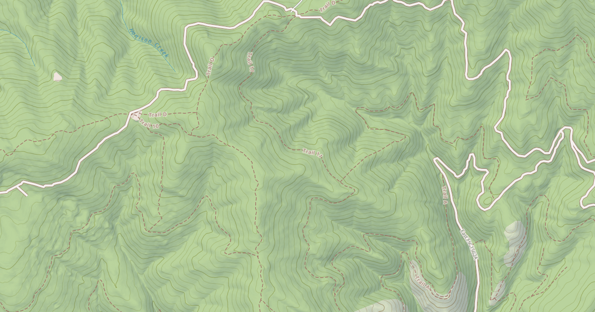Map preview of USFS Motor Vehicle Use Map Trails 7772