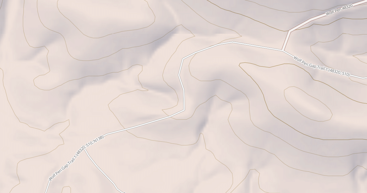 Map preview of USFS Motor Vehicle Use Map Roads {76F882A9-B268-4055-9E43-F2B6975F8E7E}