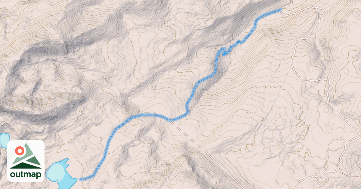 Map of North Willow Creek