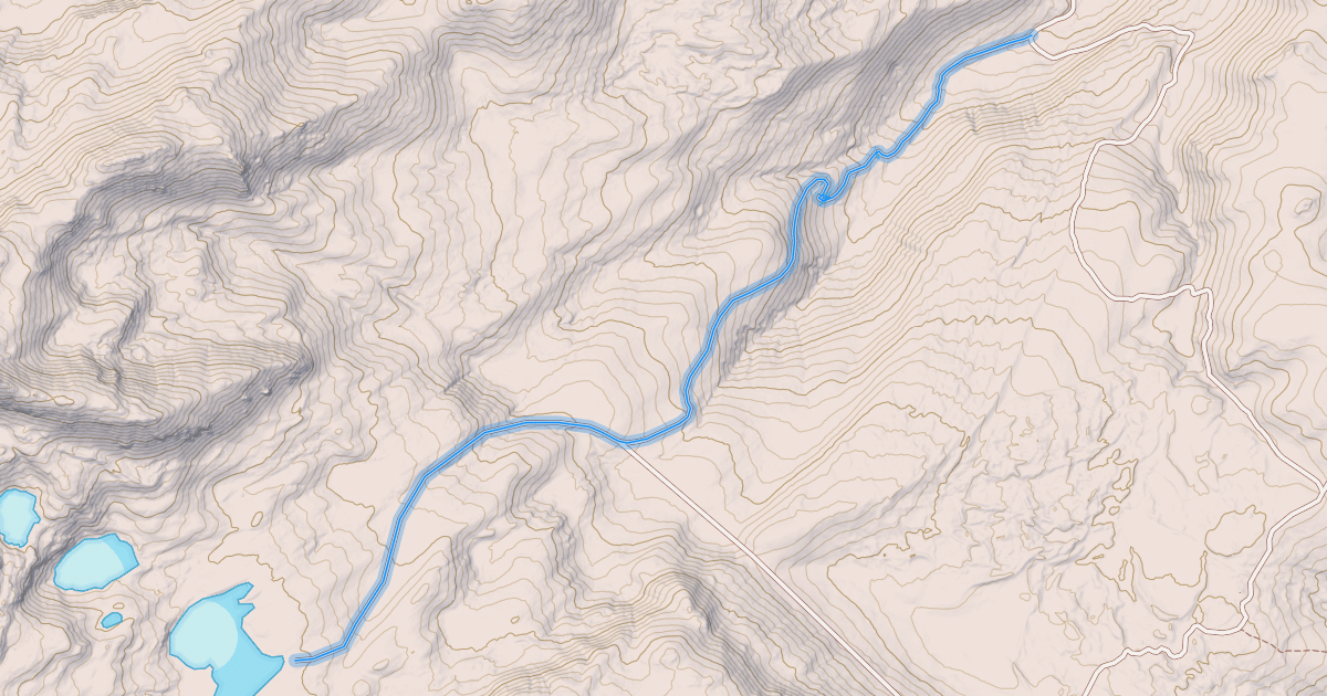 Map preview of North Willow Creek