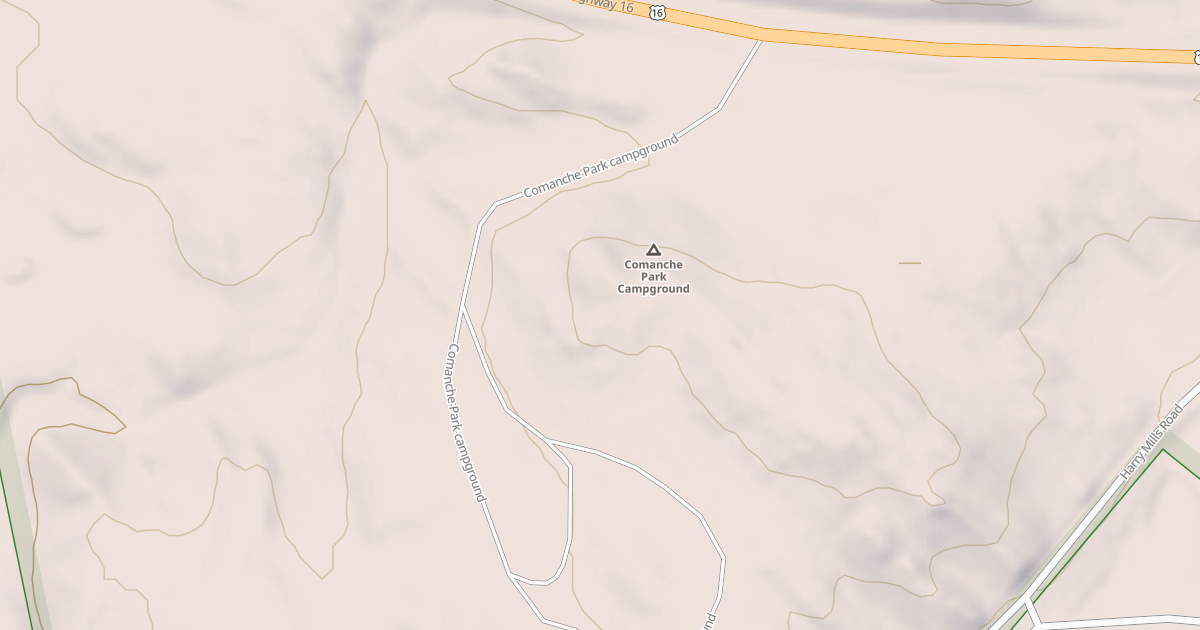 Map preview of COMANCHE PARK CG