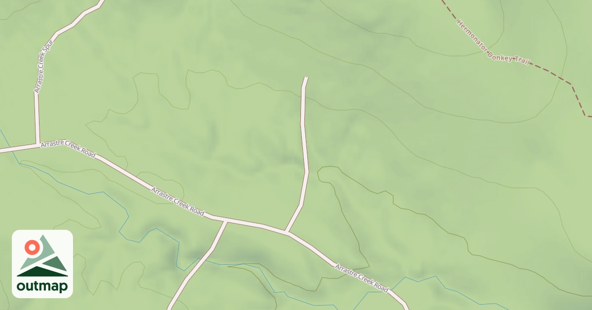 Map of ARRASTRE CREEK SPUR