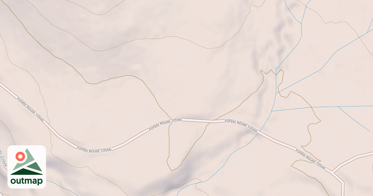 Map of BEAR CREEK SPUR P