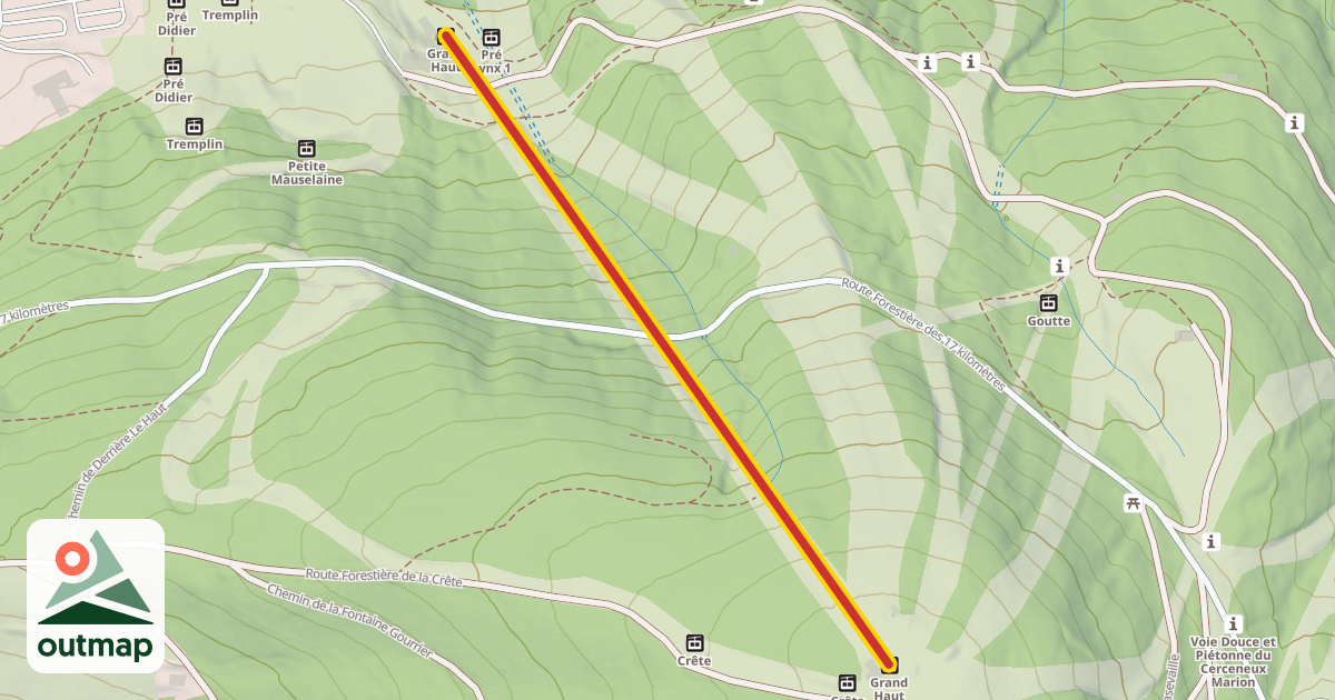 Map of Grand Haut