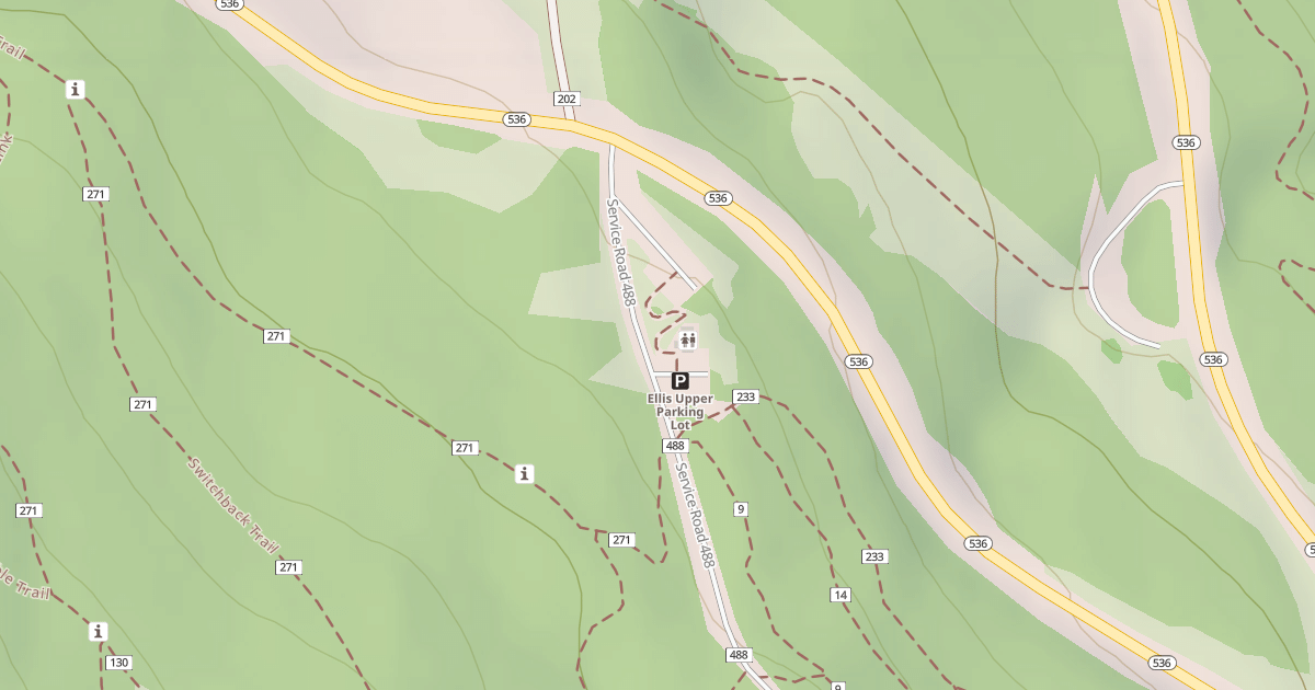 Map preview of ELLIS SERVICE RD