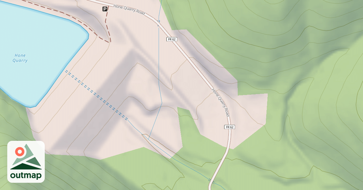 Map of HONE QUARRY