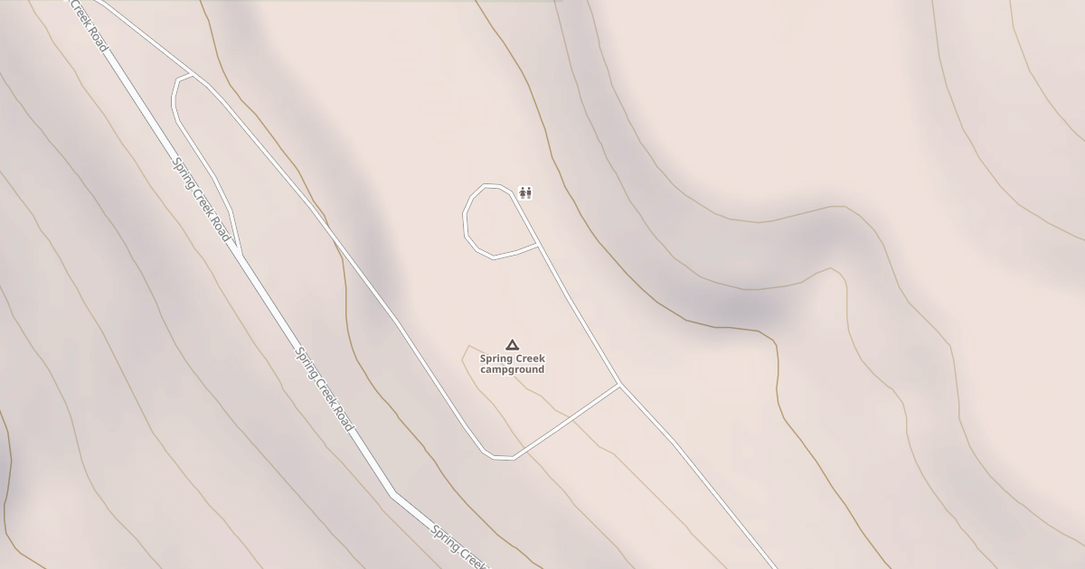 Map preview of LOWER SPRING CR. C.G. NORTH