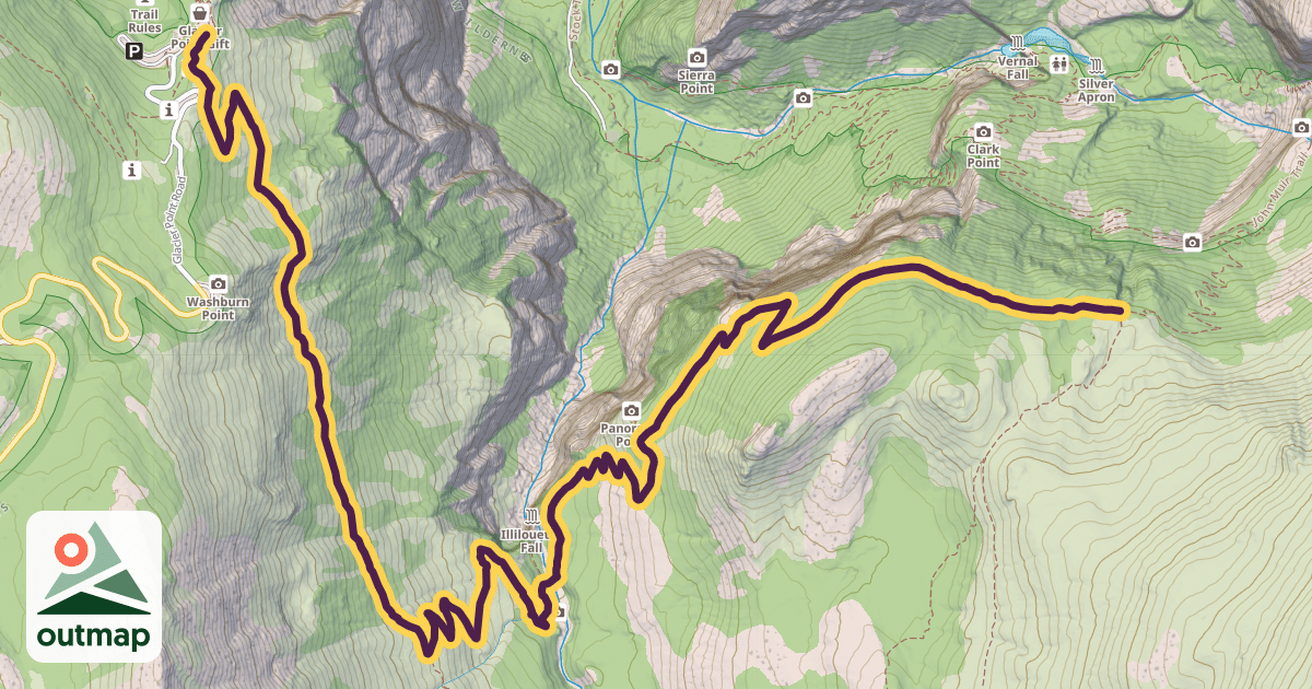 Map of Panorama Trail